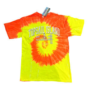 🛍️ Topsail Island North Carolina Tie Dye Shirt Womens Size M NWT